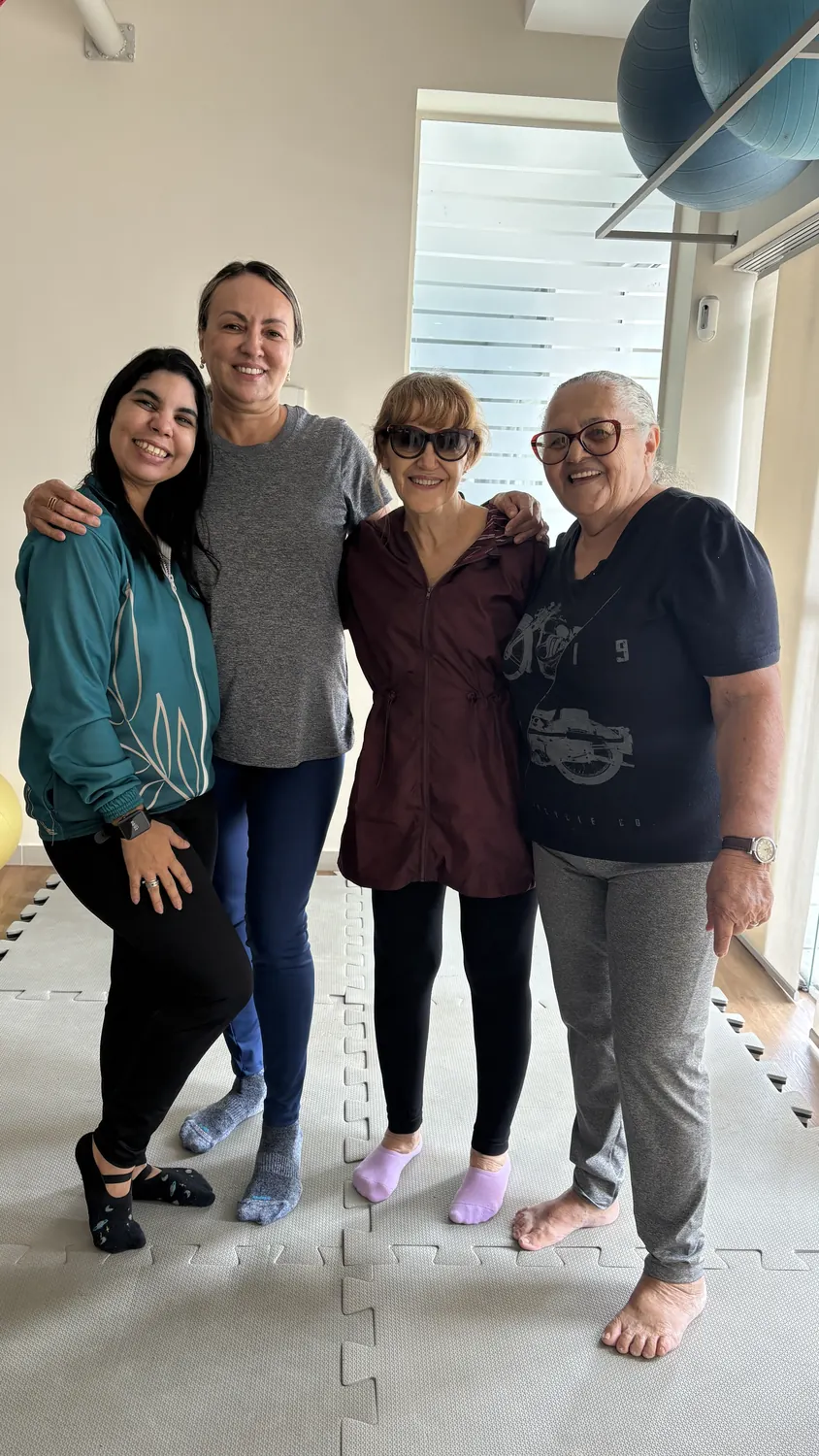 Alunas felizes após aula de Pilates